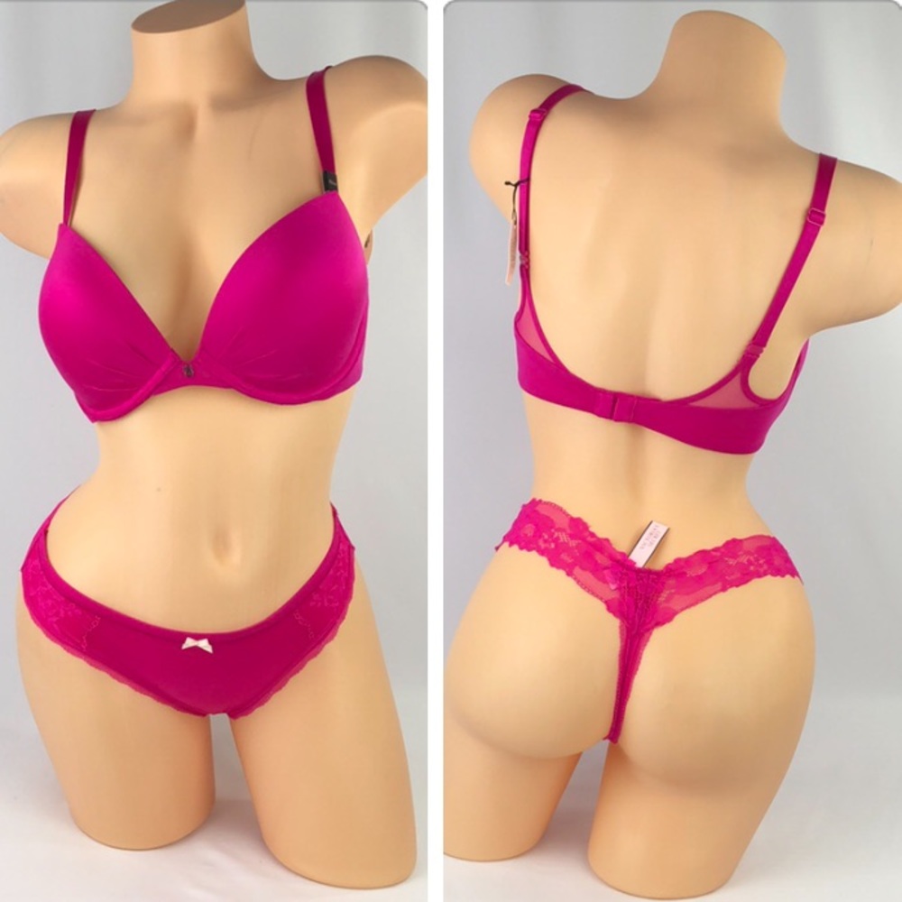 ✅🆕😍 Victoria's Secret fabulous push up bra set